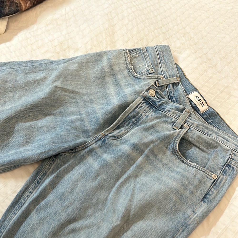 AGOLDE CRISS CROSS JEANS
